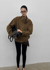 [MADE] Jariz High-neck Suede Jumper