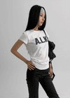 Tenrou Shirring Printing Short-sleeved T-shirt