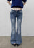 Creeby Soft Low-Waist Bootcut Denim Pants