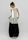 Kosha Shirred Layered Mini Dress