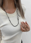 Foreng Knot Silver Ball Necklace