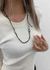 Foreng Knot Silver Ball Necklace