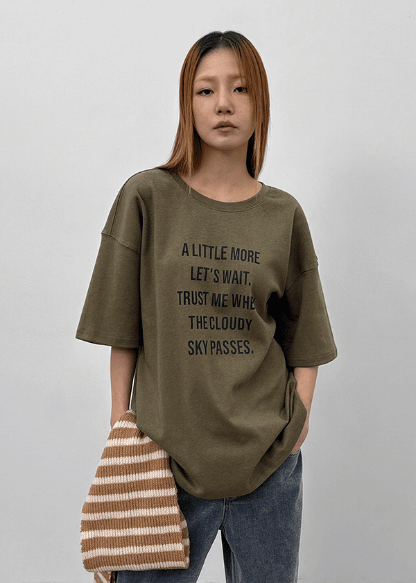 Littles Printed Overfit Short Sleeve T-shirt