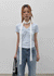 Picoten Twist V-neck Short Sleeve Tee