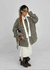 Blanket washed field half jacket