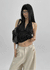 Shollivan Dot Halter Sleeveless Top