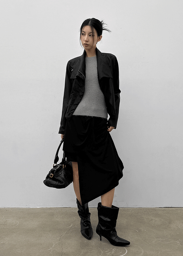 Porter Drape Leather Jacket
