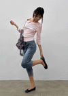 Brenti Denim Capri Pants
