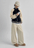 Pearl Ten Patch Wide Cotton Pants