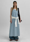 Elbote Backless Sleeveless Long Dress
