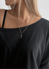 Heartsran Cross Drop Necklace