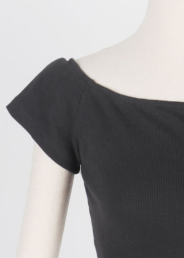 [MADE] Pilot 2-Way Off-Shoulder Short Sleeve Tee