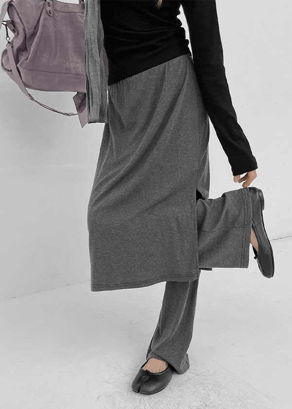 Elion Slit Skirt Pants