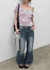 Wisyou Wide Bootcut Denim Pants