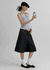 Ziplo Striped Bermuda Denim Pants