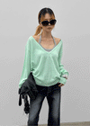 Glitcher Deep V-Neck Knit