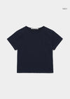 [B-BASIC] Camiseta corta de manga corta redonda fresca y lavable 2TAMAÑO