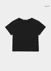 [B-BASIC] Camiseta corta de manga corta redonda fresca y lavable 2TAMAÑO