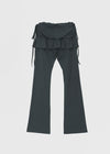 Aremi bootcut layered skirt pants