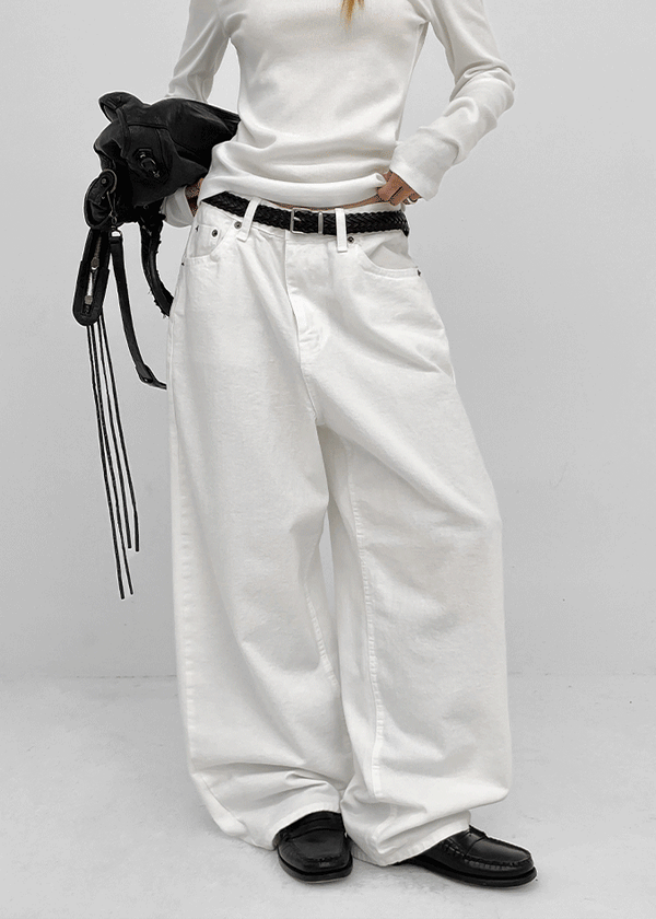 Ciel Bijou Wide Cotton Pants