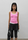 Colorfor Basic Ribbed Sleeveless