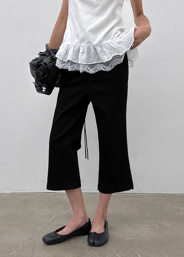 Tetsu Slit Capri Pants
