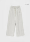 [B-BASIC] Pantalones Anchos de Dos Vías de Sudor Pesado