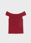 [MADE] Marilu Tricot Off-Shoulder