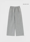 [B-BASIC] Pantalones Anchos de Dos Vías de Sudor Pesado