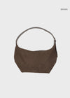 Camellia Suede Crossbody Bag