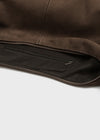 Camellia Suede Crossbody Bag