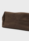 Camellia Suede Crossbody Bag