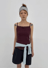 Monelli Lace Square Neck Sleeveless