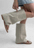 Selecty leather folding flip-flop middle boots