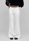 Turang Low Lyocell Cotton Wide Bootcut Pants