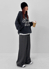 Disecil Loose Fit Patch Hoodie