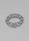 Celia Silver Bold Chain Banding Bracelet