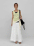 Roheven Banded Tiered Long Skirt