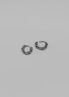 Nichrome Bold Chain Ring Earrings