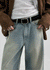 Dement Square Suede Belt