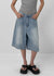 Nejing Back Pocket Summer Washed Bermuda Denim Pants
