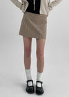 Sseulita Check Mini Skirt