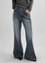 Bonia Boots Cut Washing Denim Pants