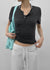 Tute Henley Neck Slim Short Sleeve Tee