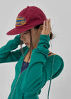 Milan Washed Embroidered Camp Cap