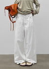 Bizarre wide cotton pants