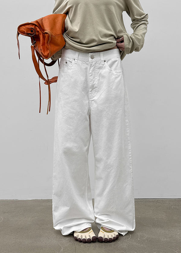 Bizarre wide cotton pants