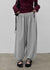 Floen Button Aladdin Elastic Waist Pants