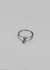 Kipple silver ball layered ring