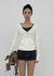 Special Deep V-Neck Henley Neck Long Sleeve Tee